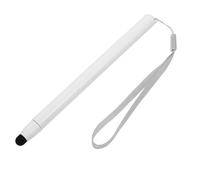 jojofuny Teaching Pointer: Retractable Stainless Steel Teaching Pointer - 7"-30" Telescopic Presenter Stick with Strap for Classrooms, Smooth Sensitive Tablet Stylus Pen, White