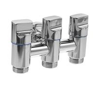 jojofuny Threeway Angle Valve for Household and Agricultural Use Space-Saving Design Stainless Steel with One Inlet and Three Outlets and Excellent Sealing