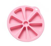 jojofuny Triangle 8 Cavity Silicone Cake Mould Easy-Clean Fondant Baking Tool Suitable for Oven Use and Pizza Slices Random Color