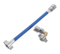 jojofuny Truck Pneumatic Connector Air Tank Quick Release Elbow Fitting Compressed Air Hose Assembly Blue Rubber Pipe Dust Blowing