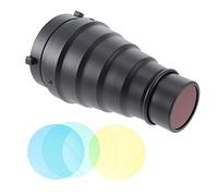 jojofuny Tube Photography Accessory Speedlight Diffuser and Filters Set