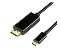 jojofuny Type-c to Displayport 4k Adapter Patch Cord for Phone and Tv Connection, 1.8m Black Usb-c to Displayport Cable Compatible with Stb and Tv Accessories for Home Entertainment