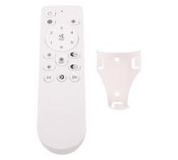 jojofuny Universal Ceiling Fan Remote Control Replacement with 6 Speed Settings and 1/2h Timer, White Plastic Wireless Controller for Indoor Fan Light Operation, Stylish and Modern Design