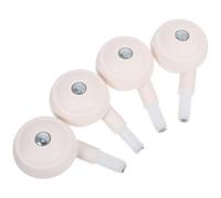 jojofuny Universal Stroller Wheels 4Pcs Silent Walker Replacement Wheels 360 Swivel Smooth Rolling Wear-Resistant Pushchair Accessories for Restful Strolls and-Home Learning to Walk