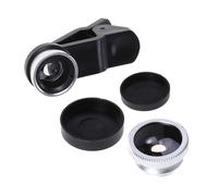 jojofuny Upgrade Your Phone Camera 3 in 1 Fisheye Wide Angle Macro Lens Set Clip-on Accessory for 6s/6 Air 2/1 Mini 3/2 Touch