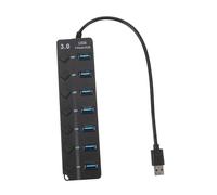 jojofuny Usb Hub Expansion Multi-port Usb Adapter Dock Holder Hub Overload Short-circuit Protection Design
