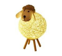 jojofuny USB Night Light Sheep Decorative Animal Lamp for Bedroom and Living Room Cute Sheep with Switch Suitable as Cosy Lighting for Children's Room