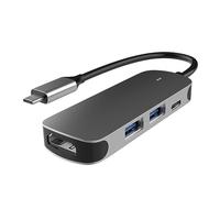 jojofuny Usbc Dock Type- Adapter Multifunctional Expansion for Laptops Usb-c Charging Station