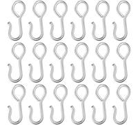 jojofuny Vehicle Seat Cushion Hook Auto Seat Cover Fixing Hook Metal S-Hooks 50Pcs 23Mm Sturdy for Replacement and Auto Accessories