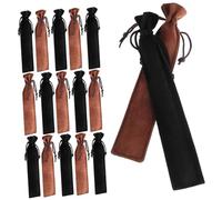 jojofuny Velvet Drawstring Pen Bags for Students Protective Pen Sleeve Pouch with Secure Closure Soft Fabric Sturdy Design for School Stationery Storage and Organization 50 Pieces