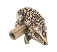 jojofuny Vintage Brass Hedgehog Cabinet Door Handle Antique Decorative Knob for Drawers Dresser with European American Style Metal Pull