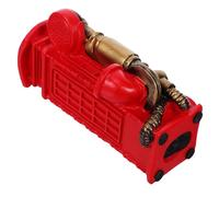 jojofuny Vintage Telephone Booth Decorative Resin Model Rotary Dial, Classic Retro Design for Homes and Star-Rated Hotels, Unique Red Antique Telephone Decor and Photo Prop