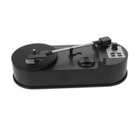 jojofuny Vintage Vinyl Record Player Turntable with Built-in Speaker Use Portable Phonograph for All Ages Stable Performance with Playback Turntable to Conversion for Parties and Home