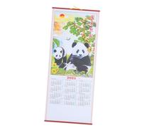 jojofuny Wall Calendar Snake Year Hanging Scroll Clear Printed Monthly Planner Decorative Yearly Organizer for Home Office with Holiday Markings