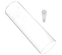 jojofuny Wall Hanging Glass Cylinder Vase for Indoor Hydroponic Plants, Glass Wall Planter Crystal Gel and Nail Set, Decorative Terrarium for Balcony and Home Decor