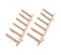 jojofuny Wall Mounted Cat Steps and Cat Shelf Stairs with Wooden Construction, 6-Tier Indoor Shelf Ladder for Wall, Space-Saving for Indoor