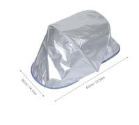 jojofuny Waterproof Heat Seat Outdoor Silver Cover for Use Motorcycle Oxford Cloth Material, Foldable Design with Insulation and Rainproof, Suitable for Electric Scooter
