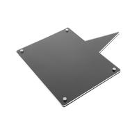 jojofuny Waterproof Picture Frame for Grave Memorial with Ground Stake, Lightweight Scratch-resistant Acrylic Metal Frame 11x9 Inches, Outdoor Cemetery Decoration Preventing Displacement