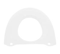 jojofuny Waterproof PVC Toilet Seat Cover Pad White Reusable Washable Toilet Cushion Mat Universal Bathroom Seat Protector for Personal Hygiene