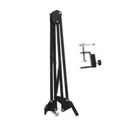 jojofuny Webcam Holder Flexible Long Arm Swivel Design for Laptop Stand Clamp and Camera Stand Tripod Use Desktop