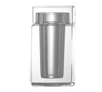 jojofuny White Crystal Toothpicks Clean with Lid Toothpick Holder Large Capacity Container Box with Closed Design , Easy to Store and Keeps for Home and Office Use