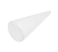jojofuny White Solid Foam DIY Cone Craft Accessory for Home Decoration Christmas Projects Cake Stand Flower Arrangements Educational for Imagination
