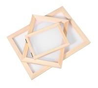 jojofuny Wooden Double-Layer Paper Making Kit with 3 Screens and Absorbent Sheets A4 A5 A6 for Handmade Paper Crafting and DIY Papermaking Frames