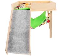jojofuny Wooden Guinea Pig Hammock Hideout with Ladder for Small Animals, Warm Hamster Bed and Suspending Chinchilla Hammock, Cozy Rat House Suitable for Cage Habitats and Small Pets