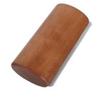 jojofuny Wooden Horse Groom Brush Medium - Multi-purpose Horse Sweat Scraper and Shedding Comb for Equestrian Grooming and Stable Care