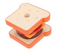 jojofuny Wooden Montessori Sandwich for Hand Eye Coordination Educational Play Food Solid Learning for Preschool Creative Imaginative Play Birthday Christmas Party Favor