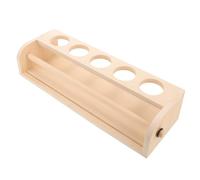 jojofuny Wooden Paper Roll Easel for Painting 50×17×11cm, Tabletop Art Stand with Drawing Scroll Holder, Creative Desktop Storage for Drawing and Graffiti Tools