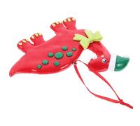 jojofuny Xmas Tree Hanging Ornament Dinosaur Hanging Decoration PVC Polymer Clay Red Lovely Christmas Wall Ornament