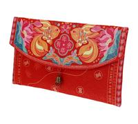 jojofuny Year of The Tiger Red Envelope Money Packet for Chinese New Year, Satin Material Decorative Red Design, for Giving During Spring Festival Celebrations