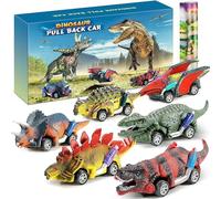 Jojoin Dinosaur Toys for Boys - 6 pcs Dinosaur Pull Back Cars with Unique Activity Play Mat - Educational Toy for Toddlers | Dinosaur Toys for 3 4 5 6 Year Old Boys Girls