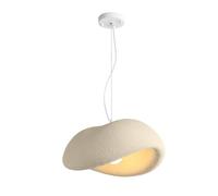 JOJOM Creative Wabi-Sabi Chandeliers Three Heads Living Room Light Modern Japanese E27 Blaiken Brown Hanging Lamp Polyethylene Chandelier Nordic for Kitchen Dining Room Hallway (A30)