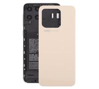 JOJOMALL HWEDZ YXLGNDD For Z-TE Blade V70 / Axon70 Glass Battery Back Cover with Adhesive(Gold)