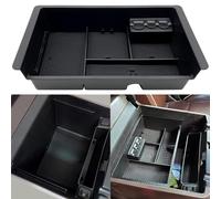 JOJOMARK Center Console Organizer Tray Compatible with 2014-2018 GMC Sierra Accessories, (2015-2020) Yukon/Chevy Tahoe Silverado Suburban, Armrest Storage Box Replaces 22817343(Black)