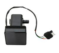 Jojomino 2 Inch Trailer Hitch Towing Receiver Cover Smoked Lens 15 LED Brake Light