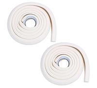 Jojomino 2pcs 2M Children Protection Table Strip Glass Edge Furniture Horror Crash Bar Foam Bumper Collision (Beige)