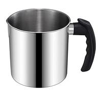 Jojomino Candle Making Pouring Pot, 44 Double Boiler Wax Melting Pot, Candle Making Pitcher, Heat-Resistant Handle