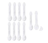 jojomis 10x Child Baby Infant Toddler Safety Lock Straps Latches for Fridge Drawer