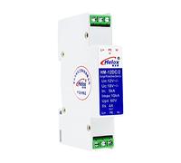 Jojomis Arrester Device Low Protector Copper Fittings Flame Retardant Material 35MM Guide Rail Circuit Breaker Distribution Box- 5 to 12V