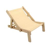 jojomis Cat Hammock Bed Wooden Lounge Chair Raised Pet Furniture for Cats Puppies Small Dogs Indoor Outdoor Modern Sturdy Bamboo Wood