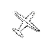 jojomis Decorative Shirt Brooch Pin Fashion Jewelry for Men and Women Alloy Rhinestone Lapel Accessory