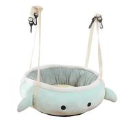 jojomis Dinosaur Cat Hanging Hammock Portable Breathable Plush Pet Bed for Climbing Sleeping Indoor Outdoor Small