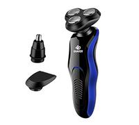 Jojomis Electric Shavers for Men, USB Rechargeable Cordless Wet/Dry Beard Nose Hair Face Razor Grooming Kit, The whole body is washable and deeply clean - 3 in 1