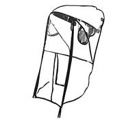 jojomis Universal Stroller Rain Cover, Clear, Waterproof, EVA Material, Windproof, All Seasons Protection, Double Zipper Design