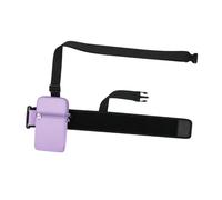 Jojomis Water Bottle Pouch, Versatile Water Bottle Carrier Sleeve with Zip Pocket Adjustable Shoulder Strap for Travel, Gym, Hiking- Light Purple