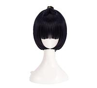 JoJos Bizarre Adventure Bruno Bucciarati Cosplay Wig Sticky Finger Short Heat Resistant Synthetic Hair Wig + Wig Cap