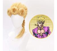 JoJo's Bizarre Adventure Golden Wind Cosplay Wig Anime JoJo no Kimyou na Bouken Giorno Giovanna Wigs Hair +Wig Cap